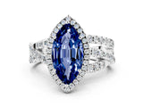 White gold Marquise Cut Cut Halo Split Shank Prong Setting Ring_30
