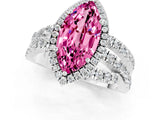 White gold Marquise Cut Cut Halo Split Shank Prong Setting Ring_31