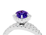 White gold Marquise Cut Cut Halo Split Shank Prong Setting Ring_34