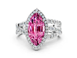 White gold Marquise Cut Cut Halo Split Shank Prong Setting Ring_42