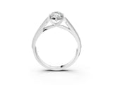 White gold Marquise Cut Cut Pave Split Shank Engagement Ring with Four-Prong Setting_112