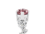 White gold Marquise Cut Diamond Cluster Pavé Band with Four-Prong Setting_5
