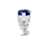 White gold Marquise Cut Diamond Cluster Pavé Band with Four-Prong Setting_5