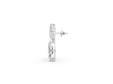 White gold Marquise Cut Diamond Ear Climber Drop Earrings_15