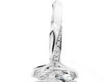 White gold Marquise Cut Diamond Engagement Ring with Side Stone Accents and Four-Prong Setting_108