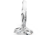 White gold Marquise Cut Diamond Engagement Ring with Side Stone Accents and Four-Prong Setting_13