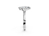 White gold Marquise Cut Diamond Engagement Ring with Side Stone Accents and Four-Prong Setting_15