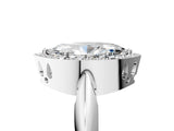 White gold Marquise Cut Diamond Halo Engagement Ring with Split Shank and Four-Prong Setting_116