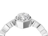 White gold Marquise Cut Diamond Milgrain Marquise Band with Prong Setting_9