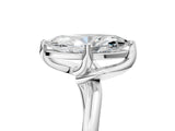 White gold Marquise Cut Diamond Solitaire Engagement Ring with Four-Prong Setting and Classic Band_25