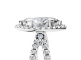 White gold Marquise Cut Halo Split Shank Pave Set Ring_73