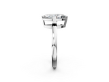 White gold Marquise Cut Solitaire Ring with Four-Prong Setting and Classic Band_59