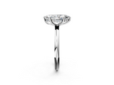 White gold Marquise Cut Solitaire Ring with Thin Band and Four-Prong Setting_51