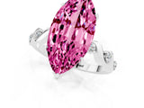 White gold Marquise Cut Solitaire Twisted Band with Prong Setting_19