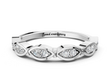 White gold Marquise Diamond Bezel Set Eternity Band_52