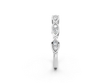 White gold Marquise Diamond Bezel Set Eternity Band_54