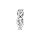 White gold Marquise Diamond Bezel Set Eternity Band_57