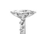 White gold Marquise Diamond Cluster Prong-Set Solitaire Ring_82