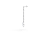 White gold Marquise Diamond Double Row Dangle Earrings_13