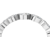 White gold Marquise Diamond Eternity Band with Bezel Setting_32