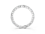14K White Gold Marquise Diamond Eternity Band with U-Prong Setting