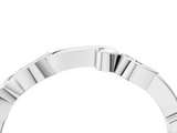 White gold Marquise Diamond Leaf Twist Eternity Band with Bezel Setting_33