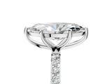 White gold Marquise Diamond Pavé Band with Six-Prong Setting_51