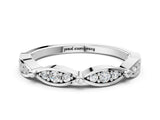 White gold Marquise Diamond Pavé Eternity Band with Bezel Setting_10