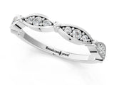 White gold Marquise Diamond Pavé Eternity Band with Bezel Setting_11