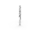 White gold Marquise Diamond Pave Eternity Band with Bezel Setting_37