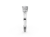 White gold Marquise Diamond Prong-Set Half-Eternity Band_4