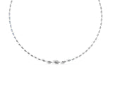 White gold Marquise Diamond Riviera Necklace_8