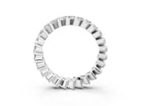 White gold Marquise Diamond Shared Prong Full Eternity Band_3