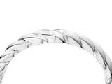 White gold Marquise Diamond Twist Eternity Band with Bezel Setting_10