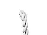 White gold Marquise Diamond Twist Eternity Band with Bezel Setting_11