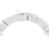 White gold Marquise Emerald Vine Eternity Band with Bezel Setting_22
