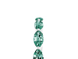 White gold Marquise Green Sapphire Prong Set Half-Eternity Band_11