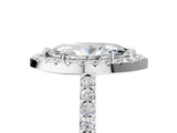 White gold Marquise Halo Diamond Pavé Solitaire Ring_68