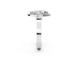 White gold Marquise Halo Pave Split Shank Prong Setting Ring_28
