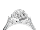 White gold Marquise Halo Pave Split Shank Prong Setting Ring_30