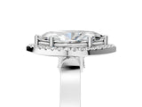 White gold Marquise Halo Pave Split Shank Prong Setting Ring_31