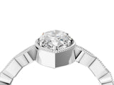 White gold Marquise Milgrain Marquise Diamond Twist Band Ring_42