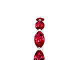 White gold Marquise Ruby Prong Set Half-Eternity Band_11