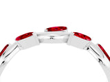 White gold Marquise Ruby Twisted Band with Prong Setting_10
