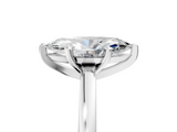 White gold Marquise Solitaire Diamond Engagement Ring with Four-Prong Setting on a Classic Band_28