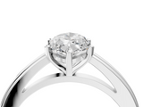 White gold Marquise Solitaire Diamond Ring with Four-Prong Setting and Classic Band_27
