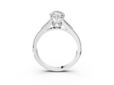 White gold Marquise Solitaire Pave Split Shank Engagement Ring with Six-Prong Setting_50