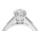 White gold Marquise Solitaire Pave Split Shank Engagement Ring with Six-Prong Setting_51