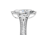 White gold Marquise Solitaire Pave Split Shank Engagement Ring with Six-Prong Setting_52