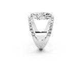 White gold Marquise Solitaire Split Shank Pave Diamond Ring_48